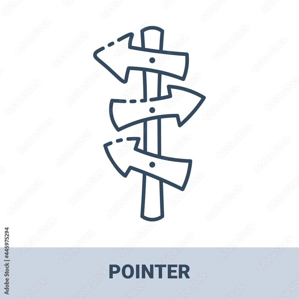 Directional wooden arrows outline monochrome icon with title. Concept of travel, summer vacation and rest. Vector monochrome illustrations isolated on white background. Directional wooden arrows outline monochrome icon with title. Concept of travel, summer vacation and rest. Vector monochrome illustrations isolated on white background.