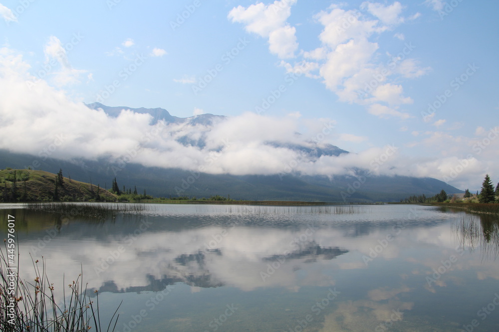 Low Clouds Over Talbot Lake, Jasper National Park, Alberta Low Clouds Over Talbot Lake, Jasper National Park, Alberta
