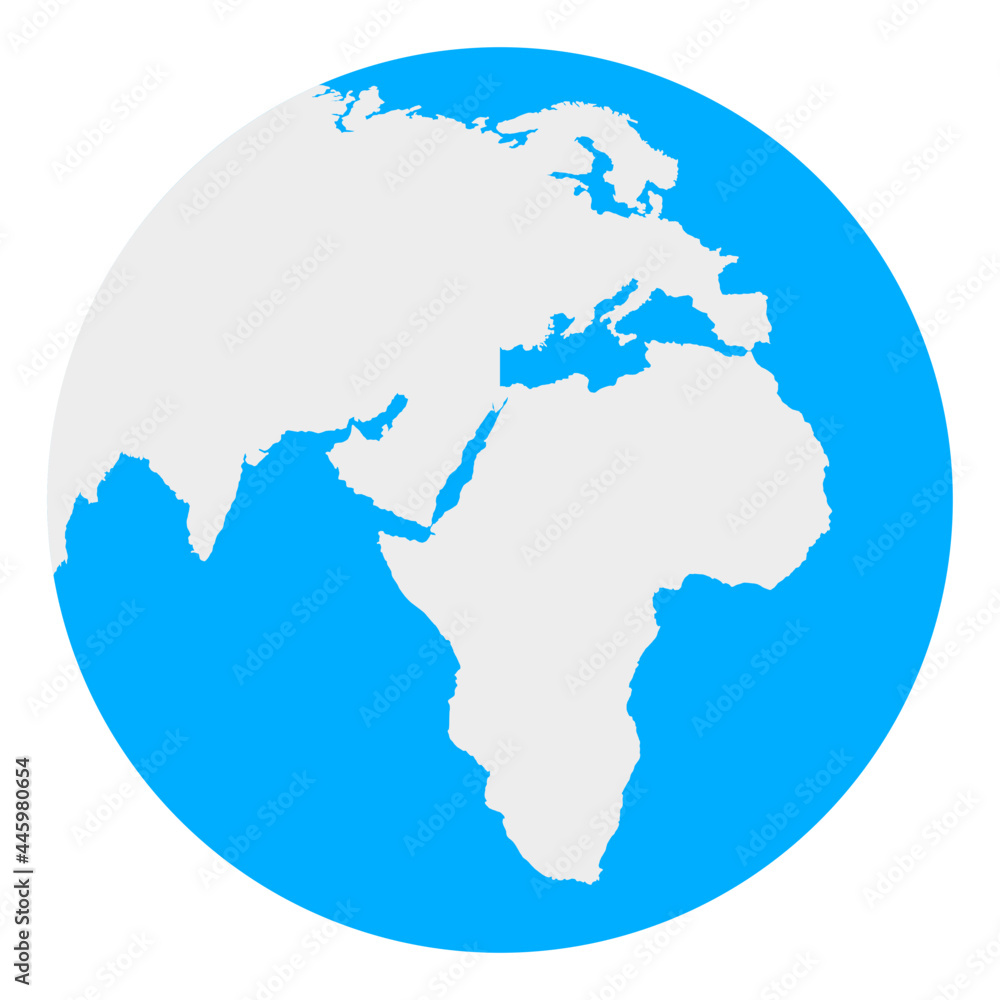 A unique design icon of globe 