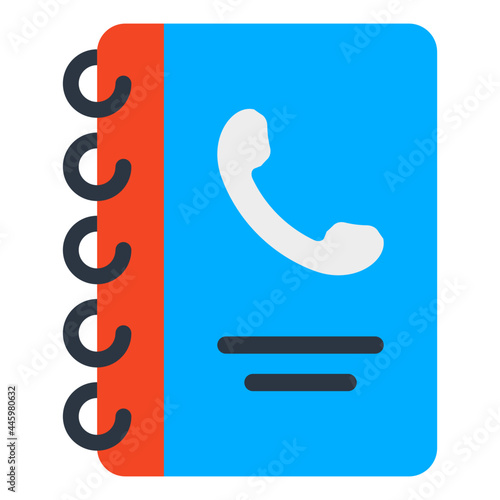 A perfect design icon of directory book 