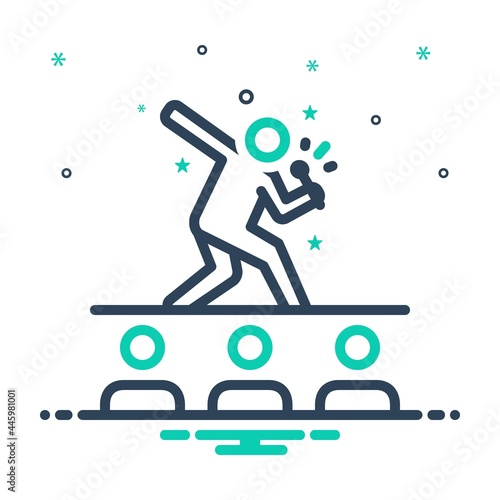 Mix icon for perform