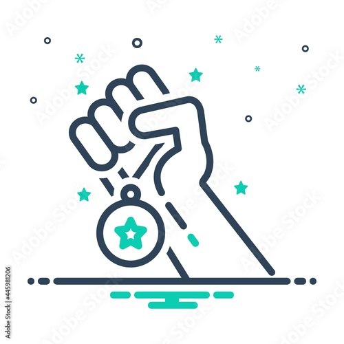 Mix icon for accomplish