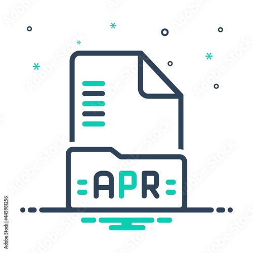 Mix icon for apr document