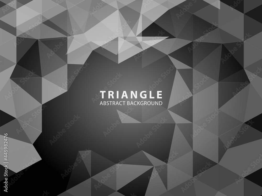 Fototapeta premium Triangle Abstract background - Vector