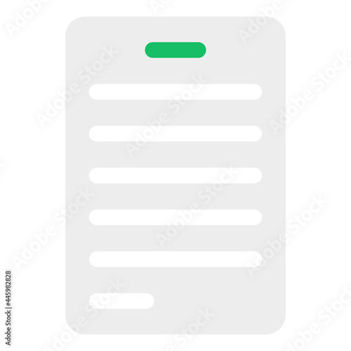A unique design icon of todo list