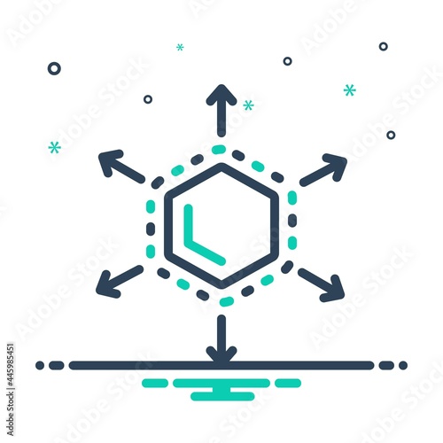 Mix icon for expanding