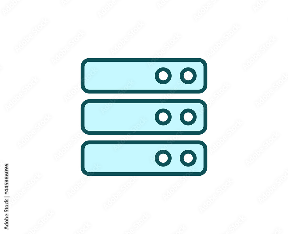 Database premium line icon. Simple high quality pictogram. Modern outline style icons. Stroke vector illustration on a white background. Database premium line icon. Simple high quality pictogram. Modern outline style icons. Stroke vector illustration on a white background.