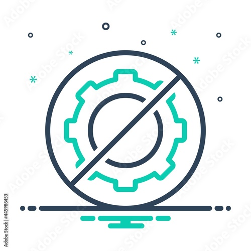 Mix icon for not