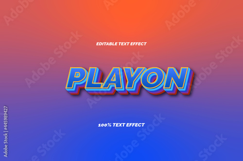 playon text effect photo