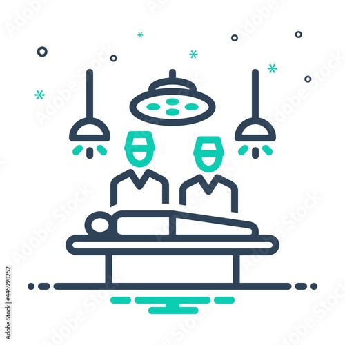 Mix icon for operated