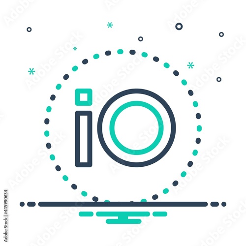 Mix icon for io software