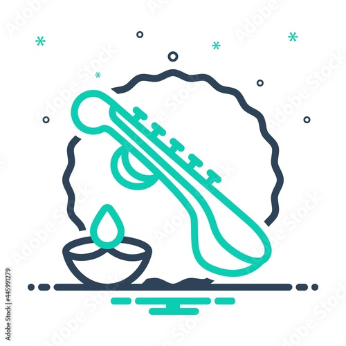 Mix icon for basant panchami