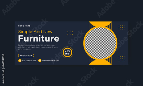Furniture Sale  Social media  Facebook cover design 