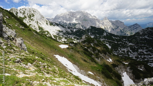 Tr  glav national park in Julian Alps  Slovenia  Europe