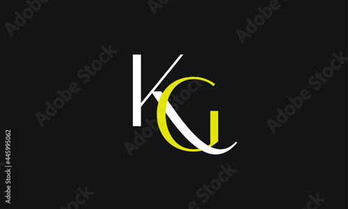 Alphabet letters Initials Monogram logo UK, KU, U and K