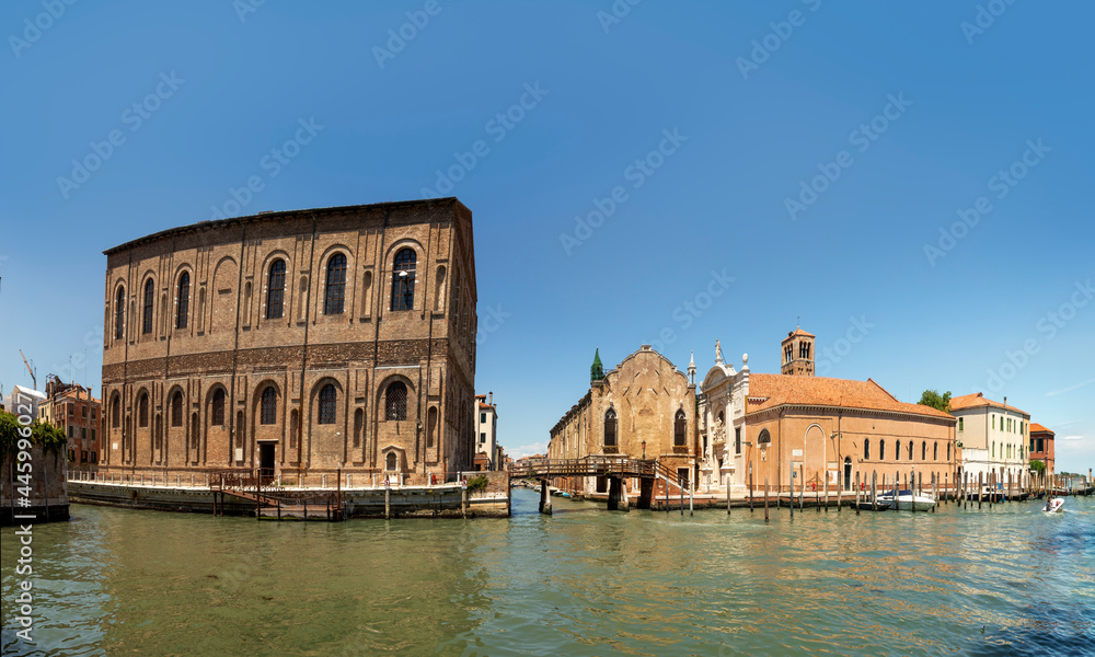 old buildings in Venice in quarter Cannaregio in Venice