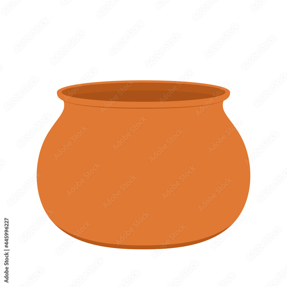 Earth pot vector. wallpaper. free space for text. Earth pot on white background. Earth pot vector. wallpaper. free space for text. Earth pot on white background.