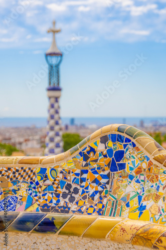 Gaudi Guell Park in Barcelona