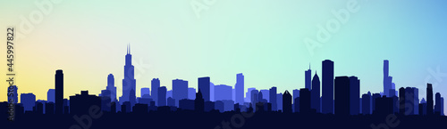 Vector illustration of city skyline eps 10 © figioto