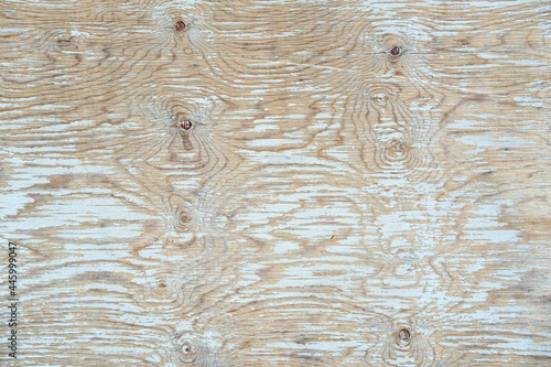 Painted shabby plywood, wavy wood texture
