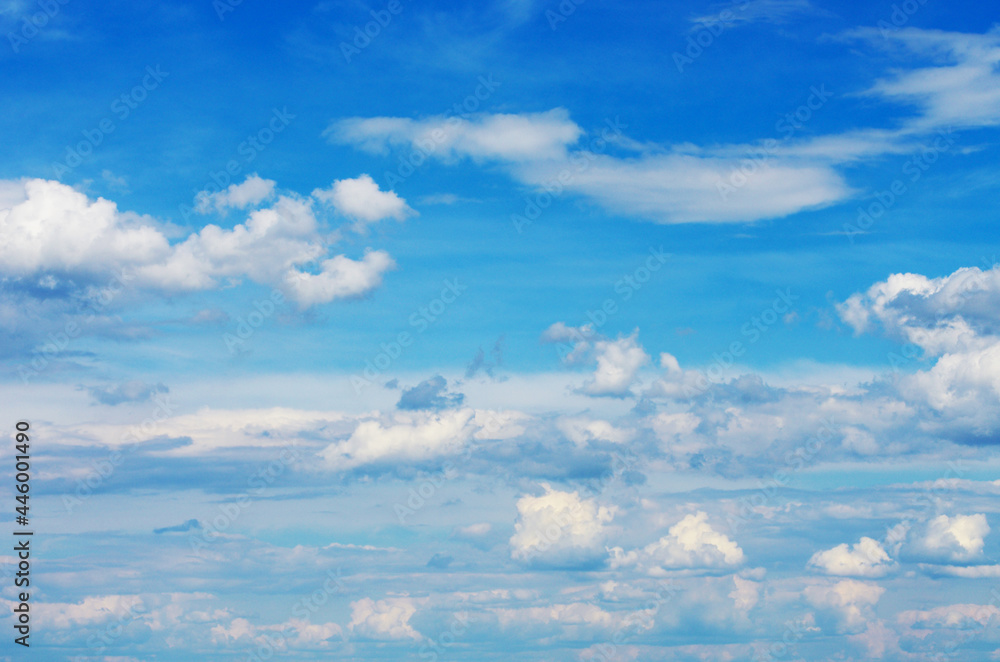 White clouds in blue sky White clouds in blue sky