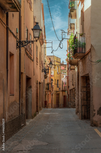 Petite ruelle à Montblanc en Espagne