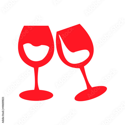 Glass of wine icon