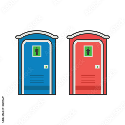 Public toilet cartoon vector. symbol. wallpaper. 