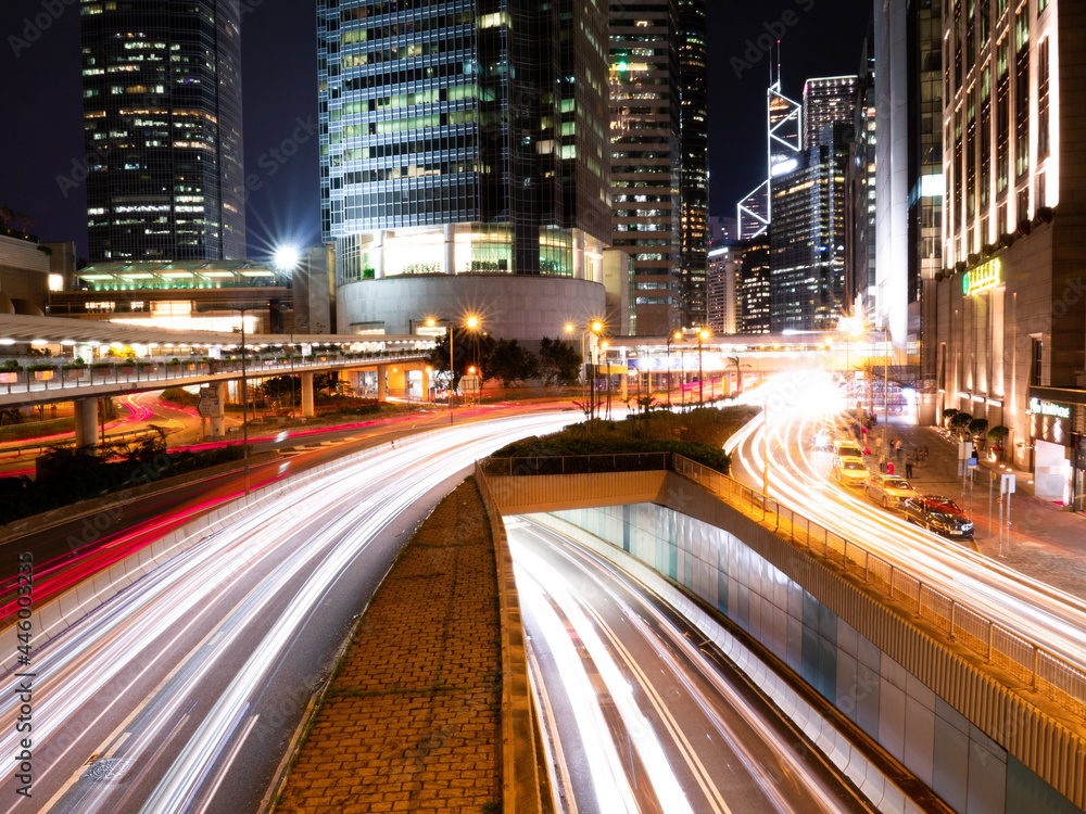 Obraz premium traffic at night