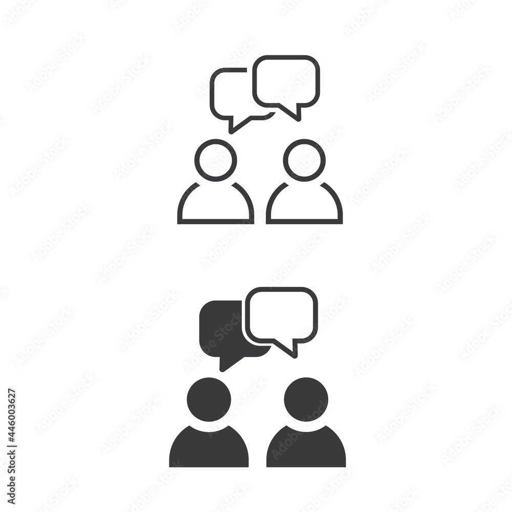 Dialogue between two people, dialogue balloons, vector. Dialogue between two people, dialogue balloons, vector.