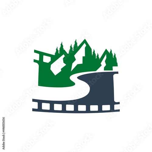 mountain travel documentation video logo