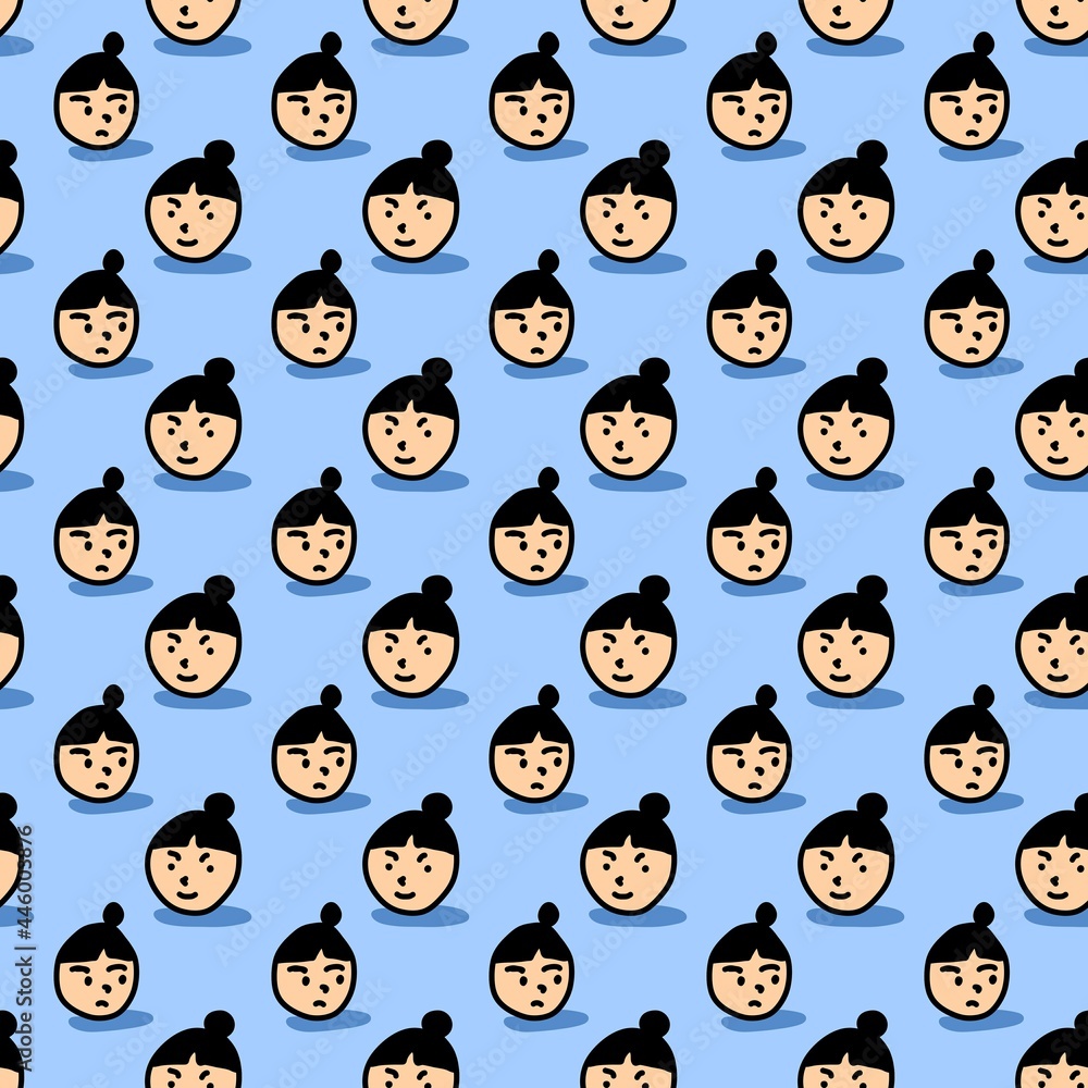 seamless pattern of cute cartoon background seamless pattern of cute cartoon background