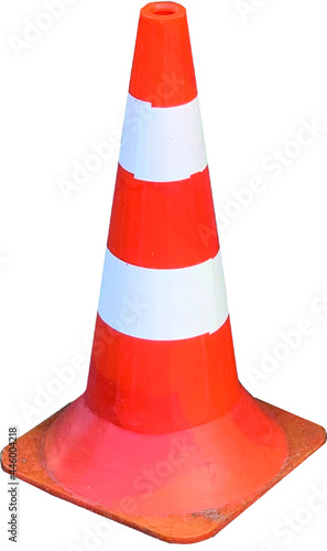traffic cone isolated on white