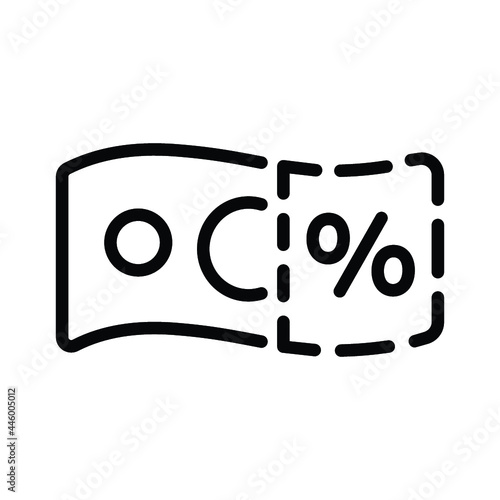 Discount money icon