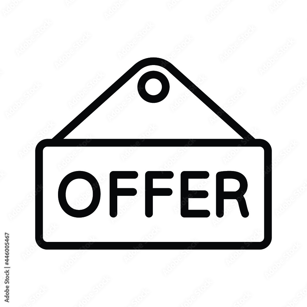 Offer Sign icon
