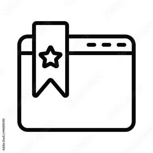 Website bookmark icon