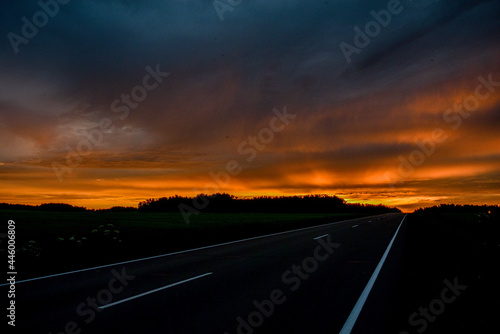 sunset on the road © Нина Берсенева