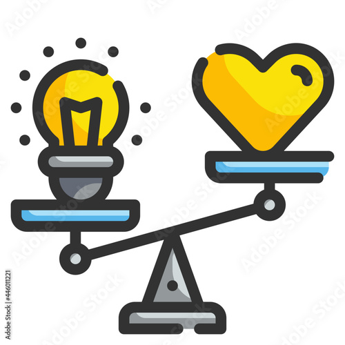 comparison line icon