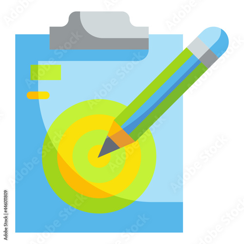 define flat icon