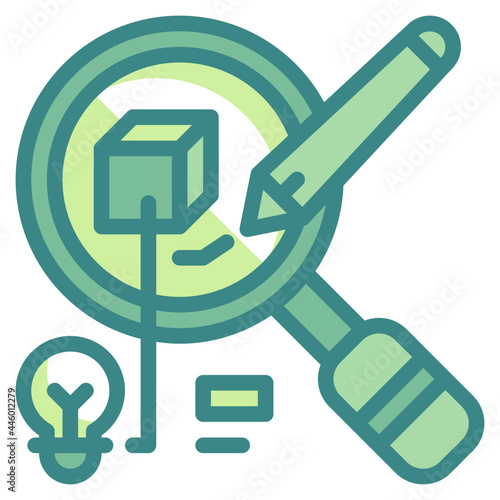 discover blue line icon