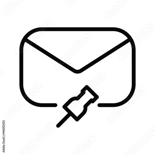 Email attachment icon