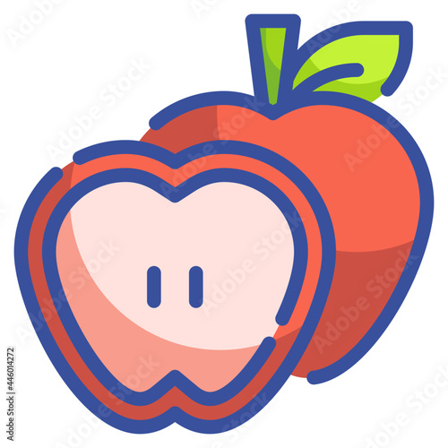 apple line icon