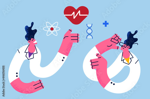 Medical research and science concept
