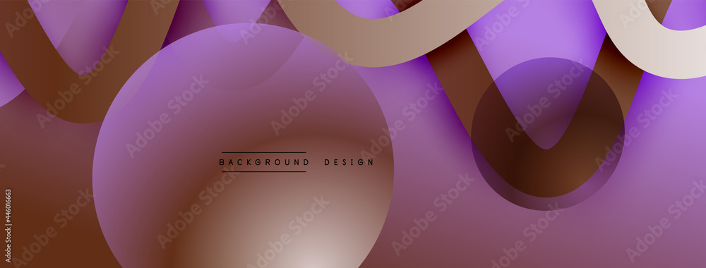 Abstract gradient background with wave line with shadow effect. Geometric composition. 3D shadow effects and fluid gradients Abstract gradient background with wave line with shadow effect. Geometric composition. 3D shadow effects and fluid gradients