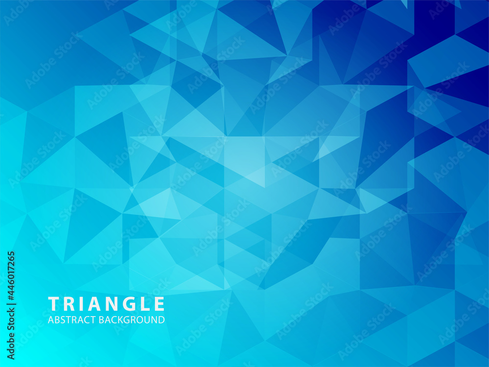 Fototapeta premium Vector of modern abstract triangular background - Vector