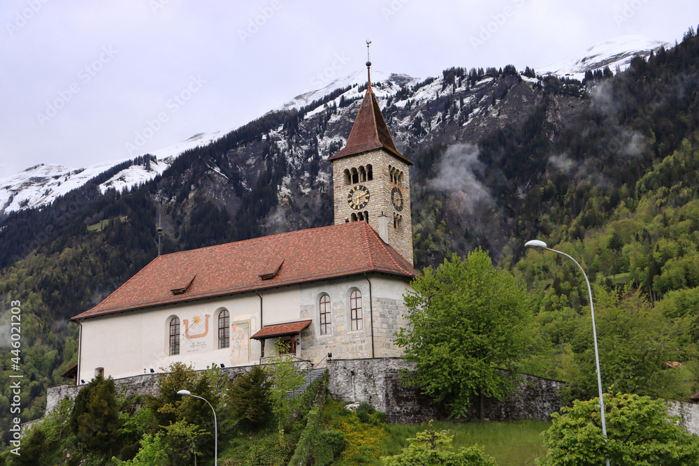 Dorfkirche in Brienz (Berner Oberland)