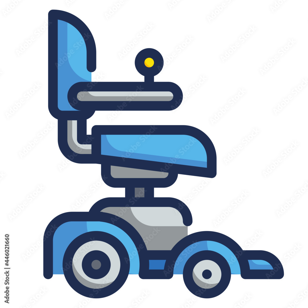 electric wheelchairs line icon electric wheelchairs line icon