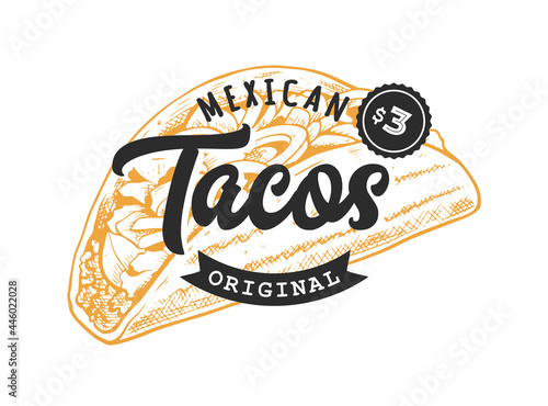 Tacos Retro Emblem
