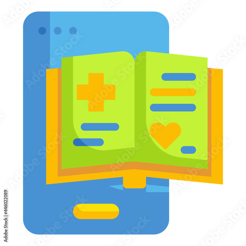 ebook flat icon
