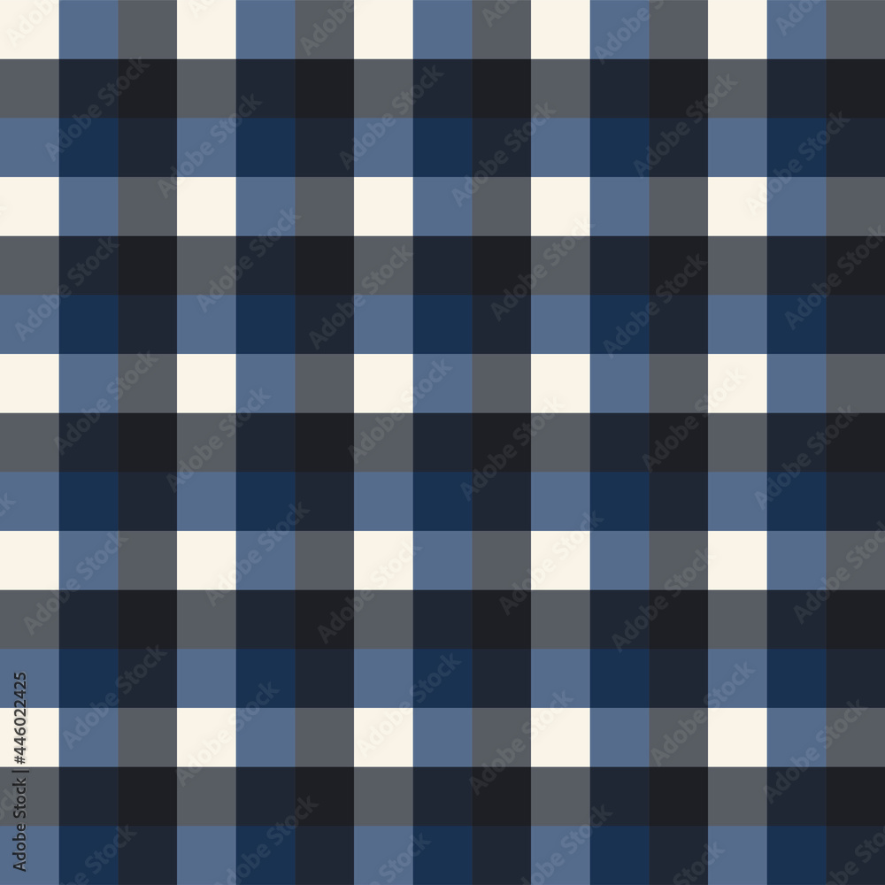 Japanese Square Plaid Vector Seamless Pattern Japanese Square Plaid Vector Seamless Pattern